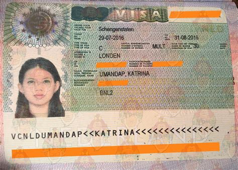 requirements for schengen visa for filipino